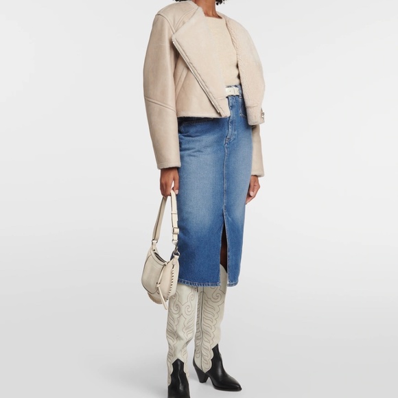 Isabel Marant Dipoma Denim Midi Skirt, Size 38 (6) - Picture 3 of 8